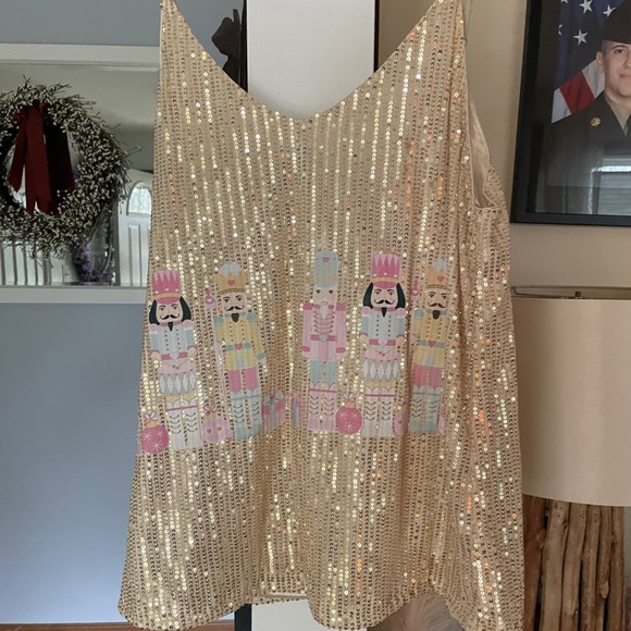 Sequin Nutcracker Tank Top - Picture 2 of 2